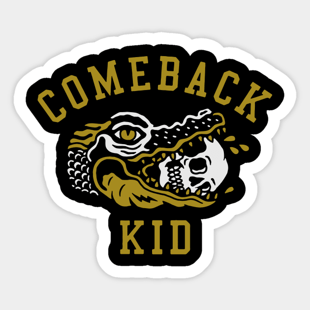 Comeback Kid Sticker by cutiez